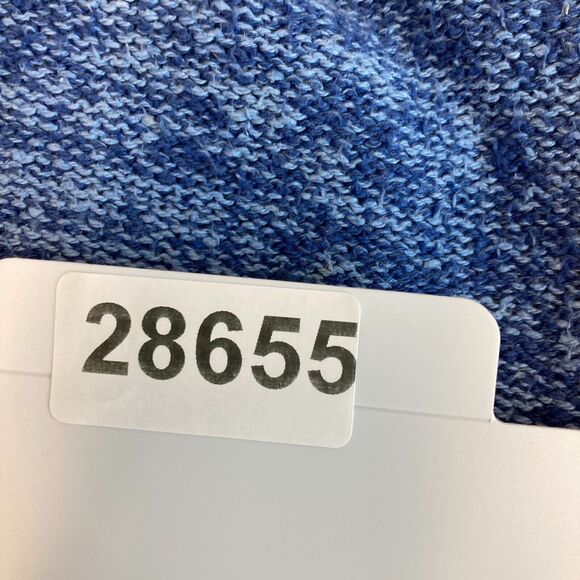 Belle Pointe Sweater Vest Women's Large Blue Striped Silk Blend Sleeveless Y2K - Picture 10 of 10